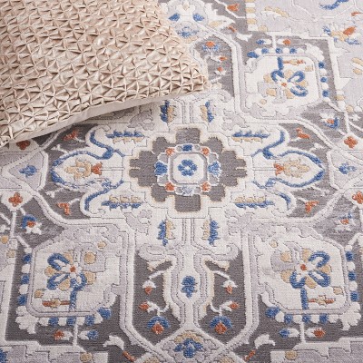 Gray Handmade Tufted Wool Rectangular Area Rug