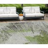 Olive Green Artichoke Green And Fern Green Abstract Washable Indoor Outdoor Area Rug - 2 of 4