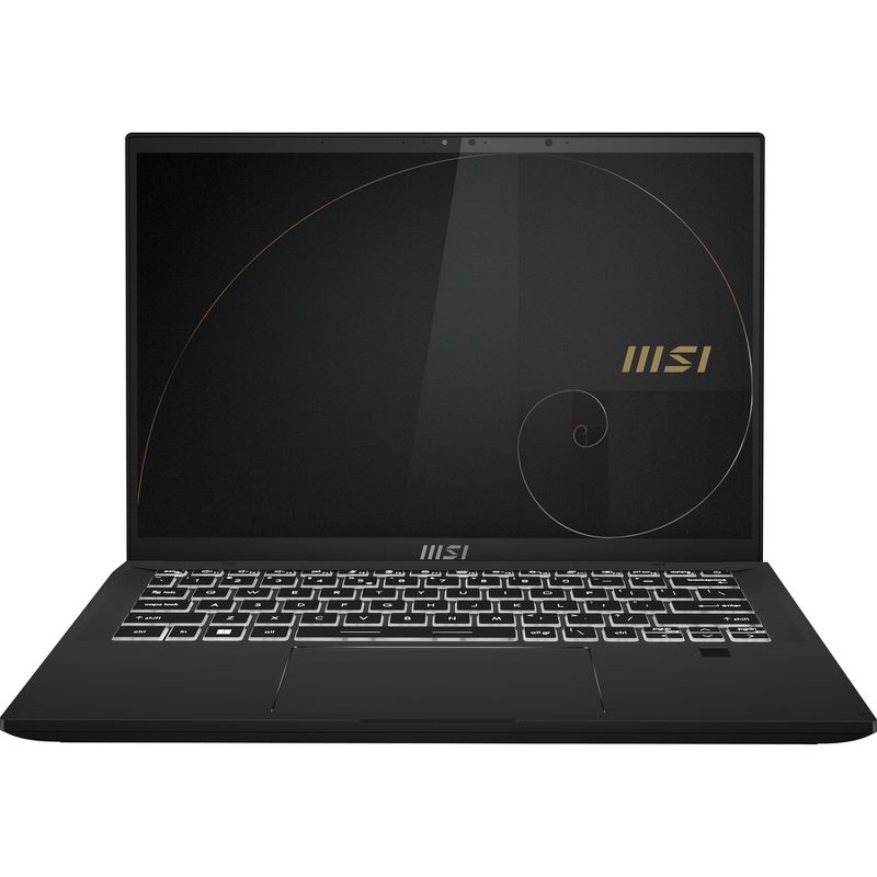 MSI Summit E14 Flip EVO 14.0" QHD+ Touch Ultra Thin 2-in-1 Business Laptop: Intel Core i7-1260P IRIS Xe 16GB RAM 1TB SSD Win 11 Pro (A12MT-016), 1 of 5