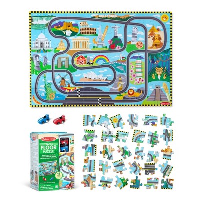 New Plastic Puzzles for Kids Ages 3-5 with A Cute Car, Toddler Puzzle Track  Play Set Gift, Critical Thinking Educational Toys, Toys for 3 4 5 6 Year