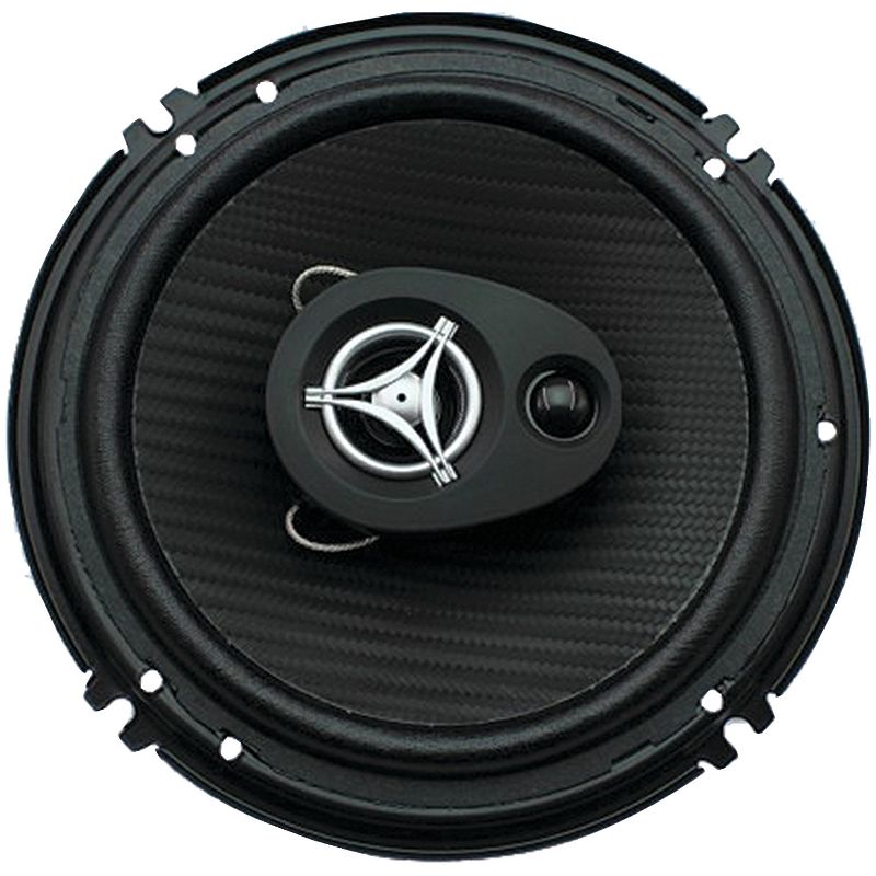 Power Acoustik® Edge Series 400-Watt-Max 3-Way 6.5-In. Coaxial Speakers, 2 of 5