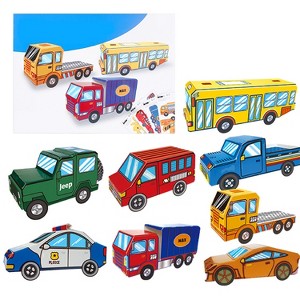 Puzzle assembly 3D DIY Hand-made Paper Craft Educational Toys Set - 1 of 1