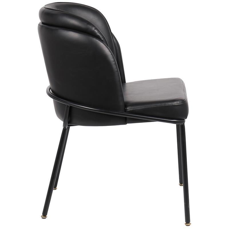 Meridian Furniture Jagger Black Vegan Leather Dining Chair (Set of 2), 5 of 10