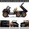 24V Ride-On Toy Truck for Kids - 4x35W Motors, 24V7AH Battery, 6 Anti-Slip Tires, Dump Truck, Parent Remote, Music Player - 3 of 4