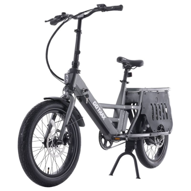 GOTRAX Adult Porter 20" Step Through Electric Hybrid Bike, 2 of 9