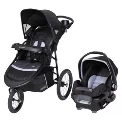 Baby Trend Expedition Race Tec Travel Jogger Black Ultra Grey Baby Trend Ally Infant Car Seat Base 