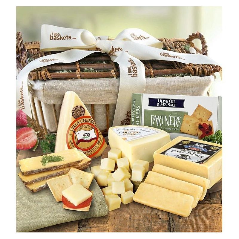 GreatFoods Meat and Cheese Gift Basket with Farm Fresh Cheese, 1 of 2