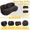 MOONMISS Durable Comfort Lounger High Back Bean Bag Chair Couch, Accent Floor Soft Lounge Chair - 4 of 4