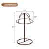 Unique Bargains Metal Tabletop Freestanding Modern Hat Display Stand 2 Pcs - 2 of 3