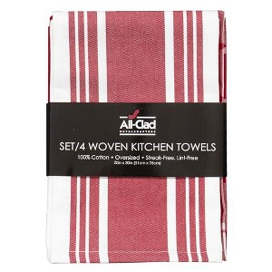 All-Clad Woven Bistro Kitchen Towels, 4-Pack - 1 of 4