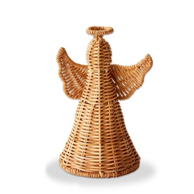 tag Rattan Angel Decor Small