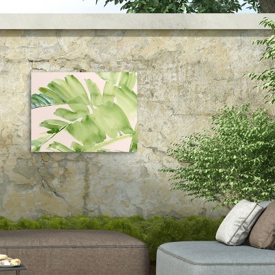 Jennifer Paxton Parker Tropical Green Palm Leaf Canvas Print