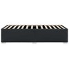 vidaXL Bed Frame Black Faux leather, engineered wood Twin Modern - 4 of 4