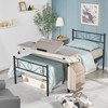 Adjustable Overbed Table with Wheels - Tiltable Laptop Desk for Home/Hospital/Office (24"-35" Height, 350Lbs Capacity, 1-Pack) - 2 of 4