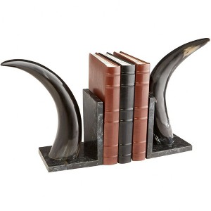 Cyan Design - Horn Rimmed - 15 Inch Bookends - 1 of 1