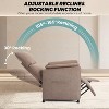 Recliner Chair, PU Leather Reclining Sofa with Lumbar Support,Home Theater Seating with Padded Seat Backrest, Comfy Lounge Chair for Living Room - 4 of 4