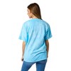 Coraline Character & Icons Women’s Blue Mineral Wash Crew Neck Short Sleeve T-shirt - 4 of 4