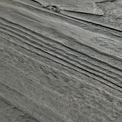 Pomona Slate Gray 47" Reclaimed Pine Wood and Metal Coffee Table