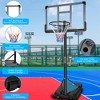 RISOKEYS Portable Basketball Hoop System, Height Adjustable 6.5ft - 10ft, with 44 Inch Backboard & Wheels,  for Adults Teens Outdoor Indoor - 3 of 4