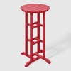 WestinTrends Malibu 42" All Weather HDPE Outdoor Patio Bar Height Bistro Table - Round - 4 of 4