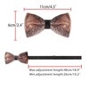INSPIRE CHIC Men's Velvet Adjustable Pre-Tied Bow Tie - 3 of 4