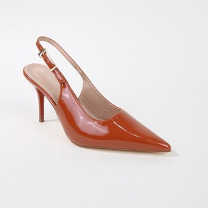 Berness Women's Graciela Polished Pointed Slingback Heels - 1 of 4