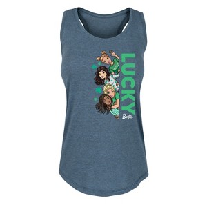 Women's - Barbie - Lucky Graphic Racerback Tank - 1 of 4
