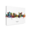 Trademark Fine Art Michael Tompsett 'Oakland California Skyline Named' Canvas Art - 2 of 4