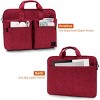 Laptop Bag, Slim Computer Handbag Sleeve Case for Women, Red - 2 of 4