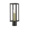 Livex Lighting Gaffney 1 - Light Post Light in  Bronze/Antique Gold - 4 of 4