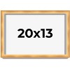PosterPalooza | Minimalist Shadow Box Brown Picture Frame - UV Acrylic, Backing Board, Hanging Hardware - 2 of 4
