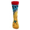 Crazy Dog Explore Socks Funny Outdoor Hiking Camping Casual Footwear (Yellow) - Mens (7-12) - 3 of 4