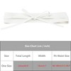 INSPIRE CHIC Women's Faux Leather Bowknot Wrap Around Wide Waistband Obi Belts 1 Pc - 4 of 4