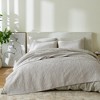 Patina Vie 100% Cotton Stitched 3 Piece Quilt and Sham Set - 2 of 4