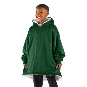 The Bare Homey - Kids Wearable Blanket - Fleece Side Pockets - 1 of 4