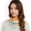 Anna-Kaci Women's Elegant Floral, Abstract, and Chain Print Silk Square Scarves with Bold Patterns and Luxurious Satin Finish - 2 of 4