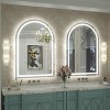 Apmir Super Bright 192 LEDs/m LED Lighted Anti-Fog Tempered Glass Arched Bathroom/Vanity Mirror with ETL & 3-Year Warranty - 3 of 4
