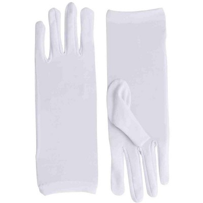 Forum Novelties Short White Adult Female Costume Dress Gloves