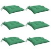 vidaXL Chair Cushions 6 pcs Beige 15.7"x15.7"x2.8" Oxford Fabric - 3 of 4