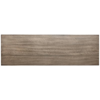Skempton Two-Tone Transitional Storage Bench, 48" White & Light Brown