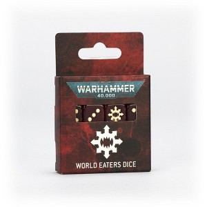 World Eaters Dice Set Warhammer 40K - 1 of 1