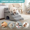 Wide Dog Stairs with Tunnel / 5-Step Foam Pet Ramp - 3 of 4