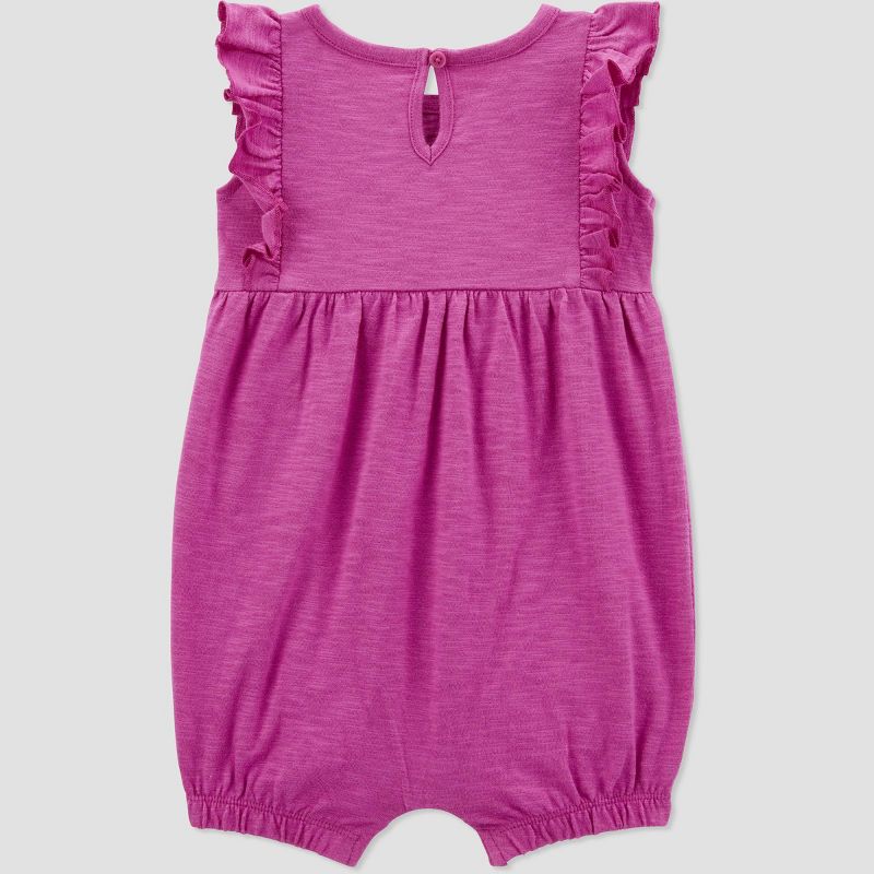 Carter's Just One You® Baby Girls' Eyelet Romper - Pink, 4 of 5