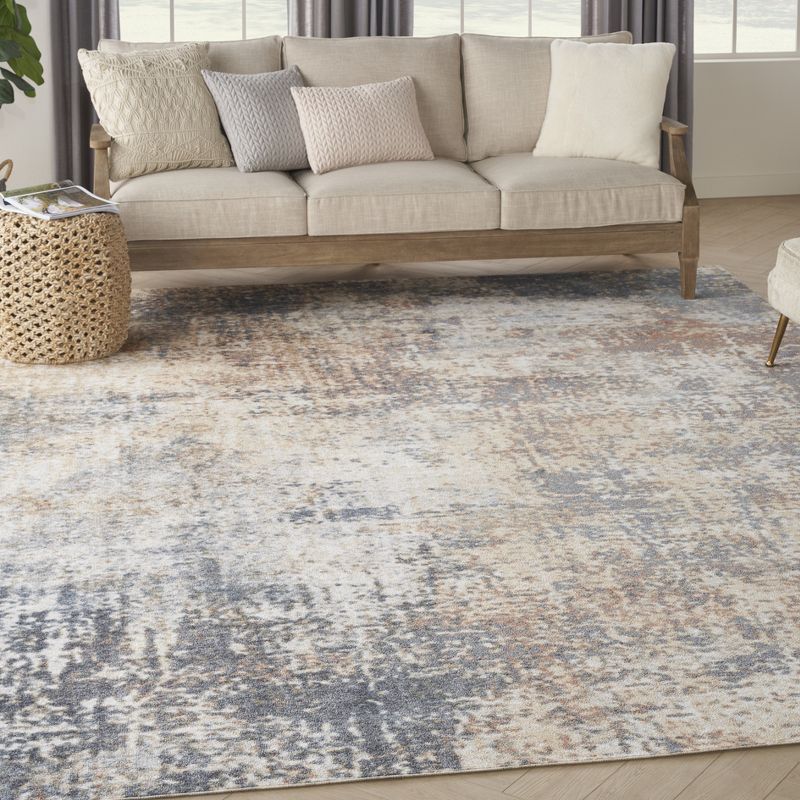 Nourison Washable Astra Modern Abstract Indoor Flatweave Area Rug, 3 of 11