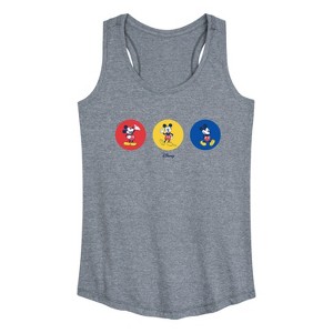 Women's - Disney - Mickey Poses Graphic Racerback Tank - 1 of 4
