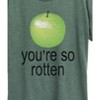 Women's - Instant Message - You're So Rotten Short Sleeve Graphic T-Shirt - 2 of 4