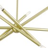 Livex Lighting Soho 10 - Light Chandelier in  Satin Brass - 3 of 4