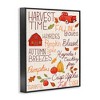 Stupell Industries Harvest Time Phrases Black Framed Giclee Art - 3 of 4