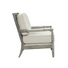 35" Saraid Accent Chair Beige Linen/Gray Oak Finish - Acme Furniture: Velvet Upholstery, No Assembly Required, Wood Frame - 4 of 4