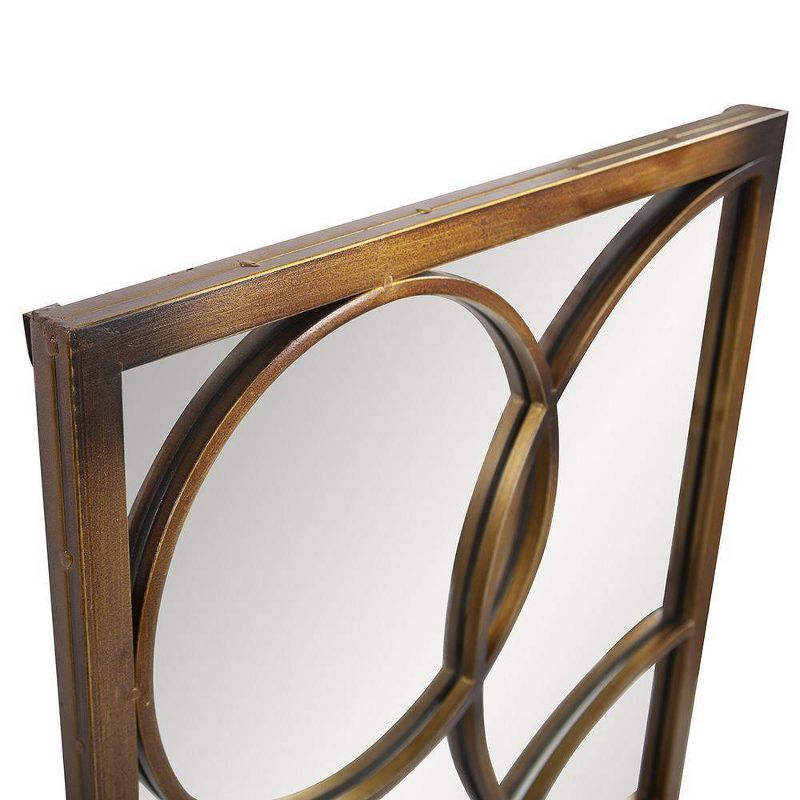 Rectangle Brittany Decorative Wall Mirror Brown - Howard Elliott, 3 of 8